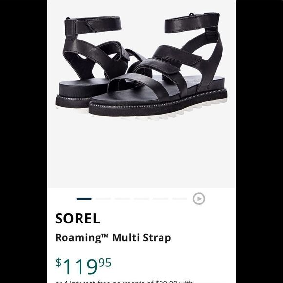 Nwt Sorel roaming multi strap leather sandals - Picture 7 of 7